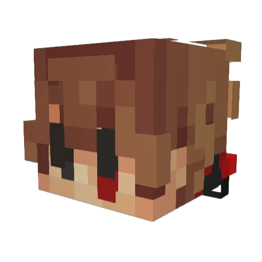 _Ryz3MC Minecraft avatar head, 3D render