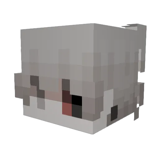 _Rz3pa_ Minecraft avatar head, 3D render