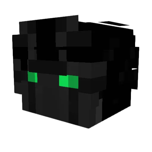 _S0kuu Minecraft avatar head, 3D render
