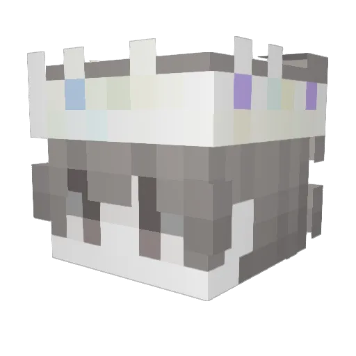 _S1n3r_ Minecraft avatar head, 3D render