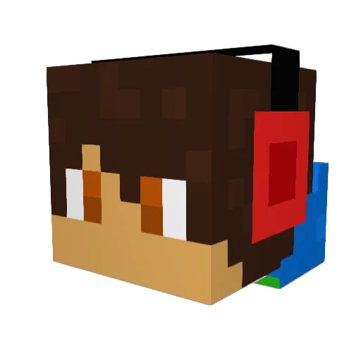 _S3ansLays_ Minecraft avatar head, 3D render
