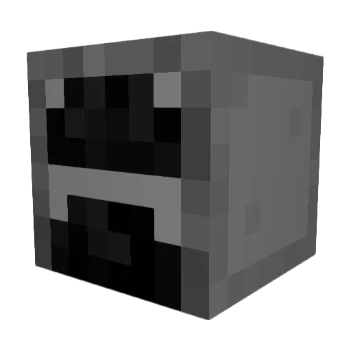 _S3nna_ Minecraft avatar head, 3D render