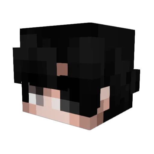 _S7L Minecraft avatar head, 3D render