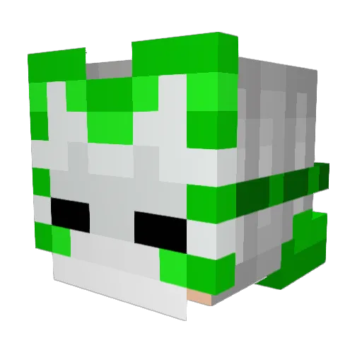 _SAC2_ Minecraft avatar head, 3D render