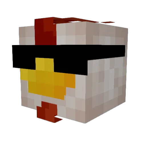 _SAKHMI_ Minecraft avatar head, 3D render