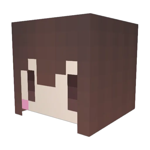_SDSMART_ Minecraft avatar head, 3D render