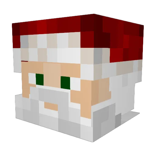_SEBAZ Minecraft avatar head, 3D render