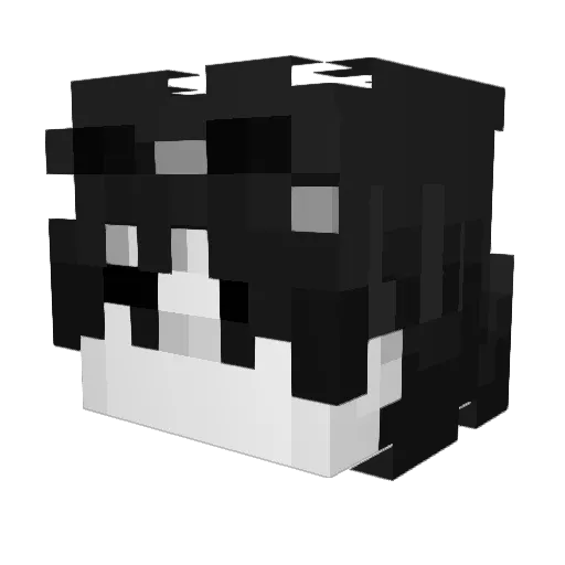 _SMBT_ Minecraft avatar head, 3D render