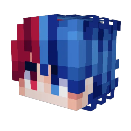 _SOHAKHUKUNG_ Minecraft avatar head, 3D render