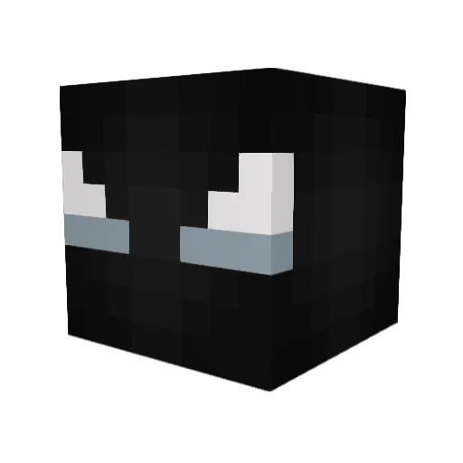_SPDR Minecraft avatar head, 3D render