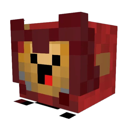 _STREX_ Minecraft avatar head, 3D render