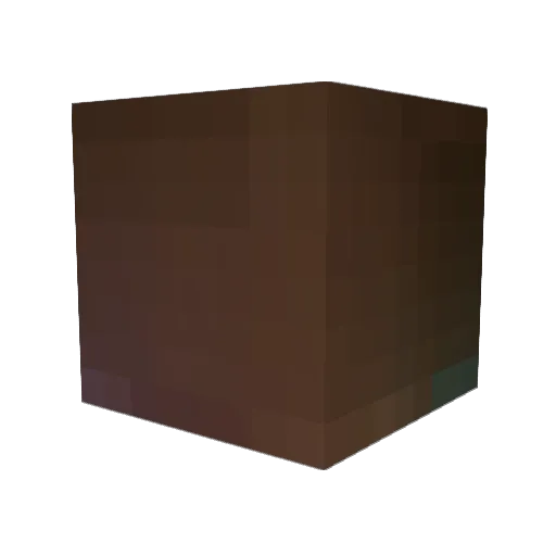 _SW009 Minecraft avatar head, 3D render