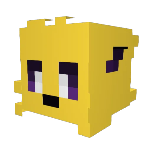 _SYS64738_ Minecraft avatar head, 3D render