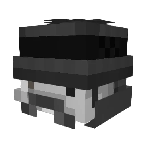 _S_U_M_ Minecraft avatar head, 3D render