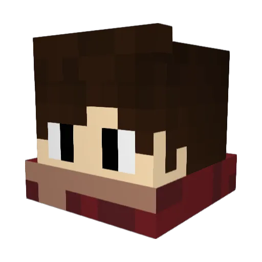 _SaIMaN_ Minecraft avatar head, 3D render