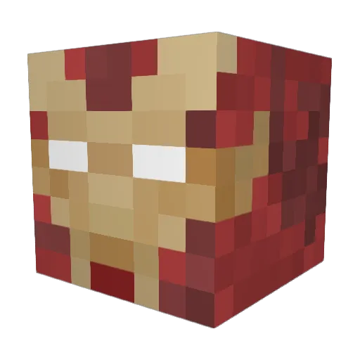 _Saadd Minecraft avatar head, 3D render