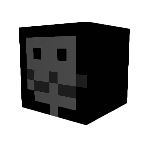 _Sabb Minecraft avatar head, 3D render
