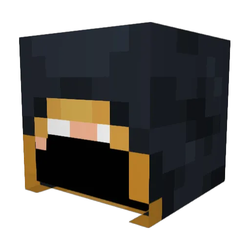 _SadBoyy_ Minecraft avatar head, 3D render