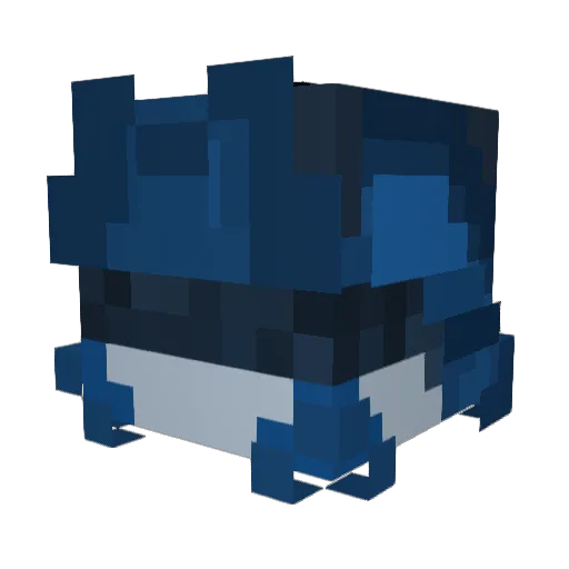 _Saintzz_ Minecraft avatar head, 3D render