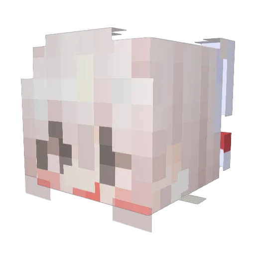 _Sakura_XD Minecraft avatar head, 3D render