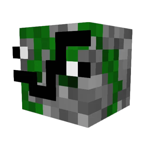 _SalzGurke Minecraft avatar head, 3D render