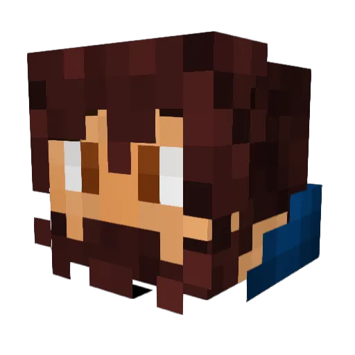 _Samael___ Minecraft avatar head, 3D render