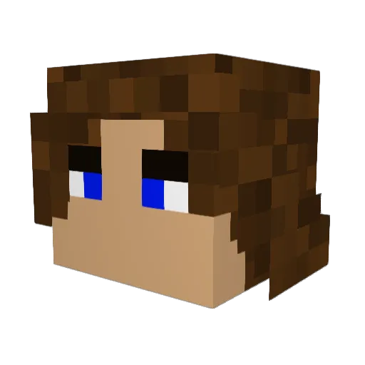 _Samster_ Minecraft avatar head, 3D render
