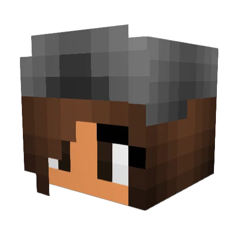 _Sandy2001_ Minecraft avatar head, 3D render