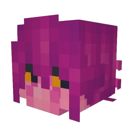 _Santiu_ Minecraft avatar head, 3D render