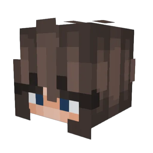 _SapNap Minecraft avatar head, 3D render