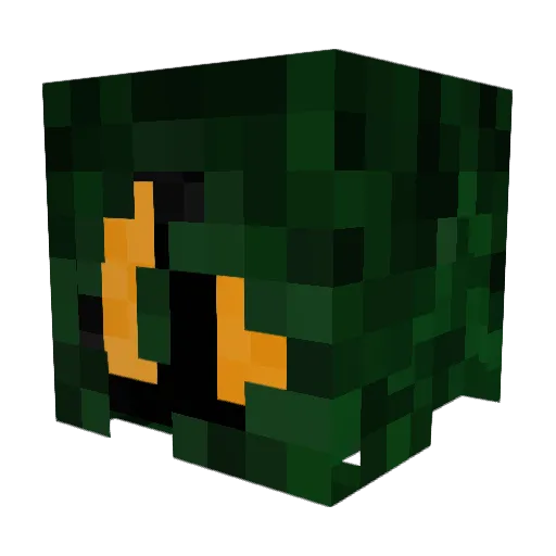 _Saprophyte_ Minecraft avatar head, 3D render