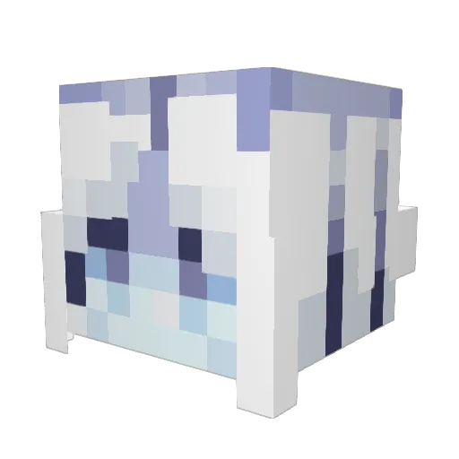 _Sariale_ Minecraft avatar head, 3D render