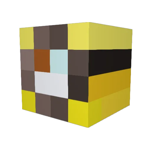 _SassyPineapple_ Minecraft avatar head, 3D render