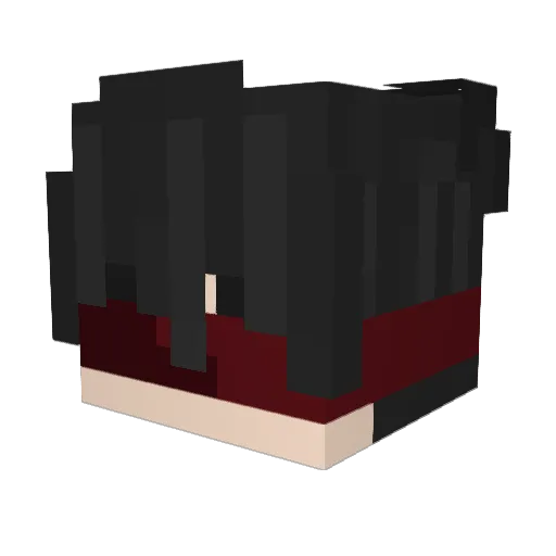 _Satar_ Minecraft avatar head, 3D render