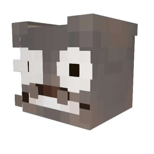 _SaucyApples_ Minecraft avatar head, 3D render