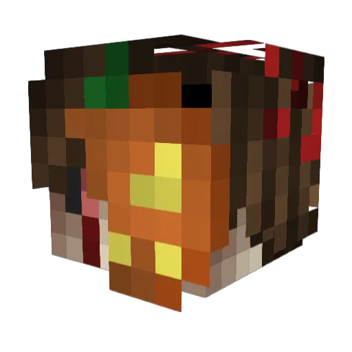 _SayRox_ Minecraft avatar head, 3D render