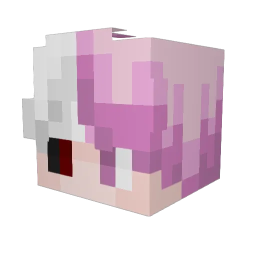 _Sayze Minecraft avatar head, 3D render