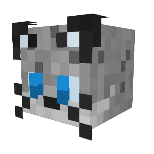 _Scalpi_ Minecraft avatar head, 3D render