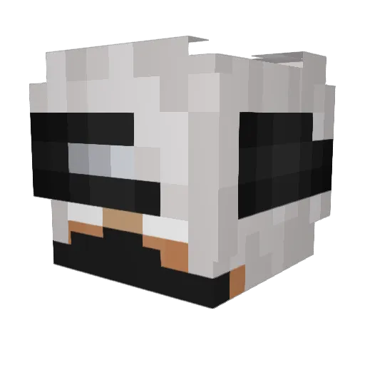 _Schalli_ Minecraft avatar head, 3D render