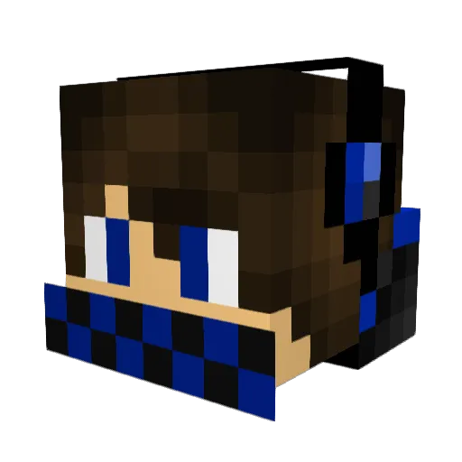 _Schminus_ Minecraft avatar head, 3D render