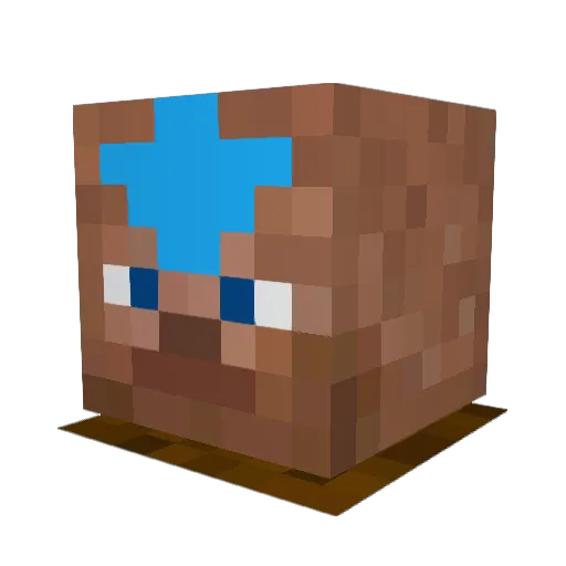 _Schultys Minecraft avatar head, 3D render