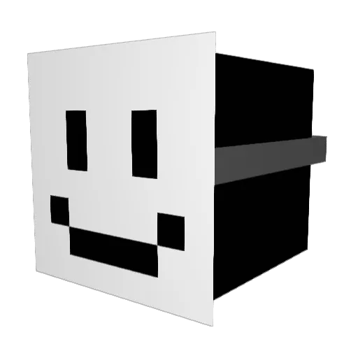 _Scotic Minecraft avatar head, 3D render