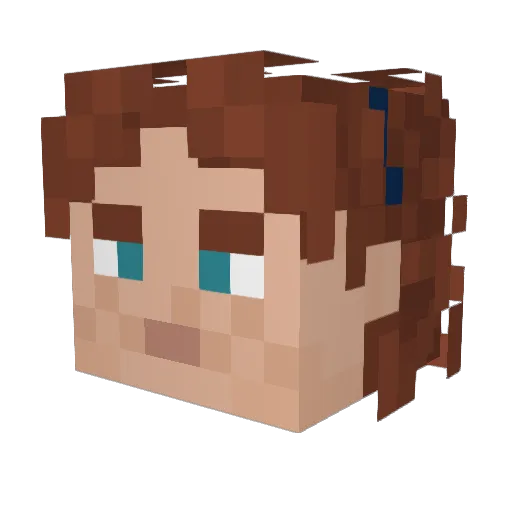 _Scrimblo_ Minecraft avatar head, 3D render