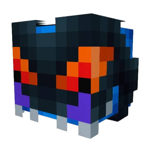 _SeaBeast_ Minecraft avatar head, 3D render