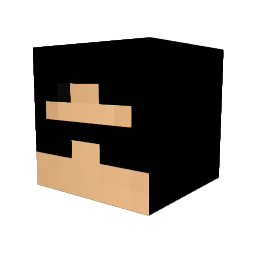 _Secret_Agent_ Minecraft avatar head, 3D render