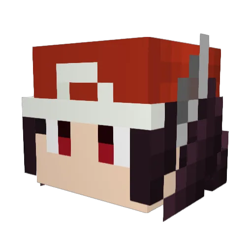 _Seelered_ Minecraft avatar head, 3D render