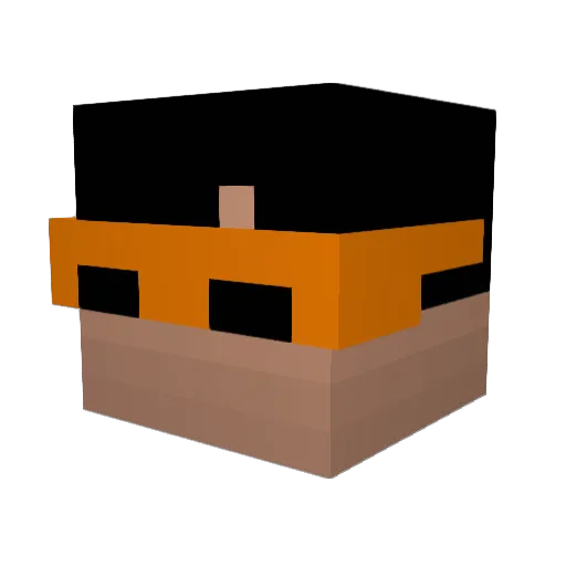 _SemkaChannel_ Minecraft avatar head, 3D render