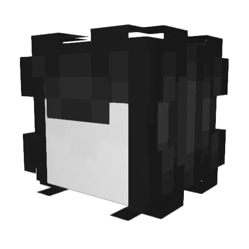 _Sendok_ Minecraft avatar head, 3D render