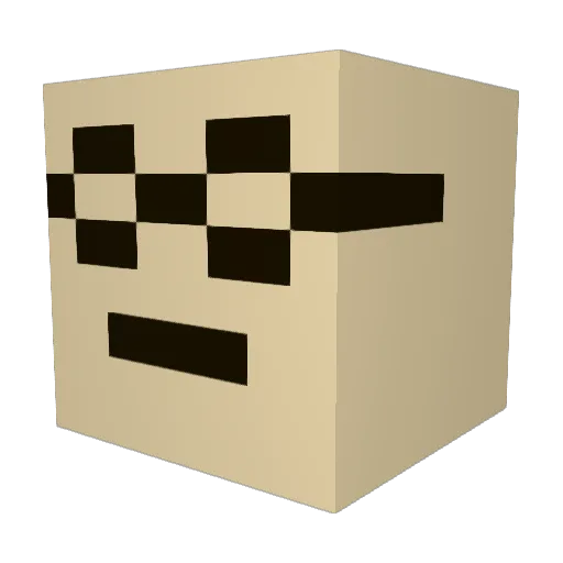 _Seppuku__ Minecraft avatar head, 3D render