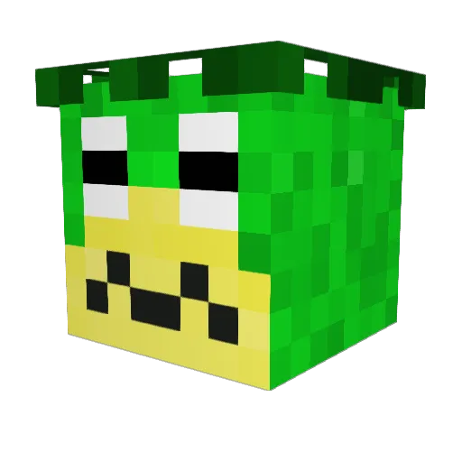 _SethyDoodles_ Minecraft avatar head, 3D render